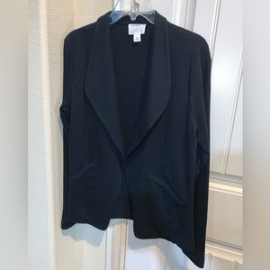 Nordstrom Calson Black Knit Blazer